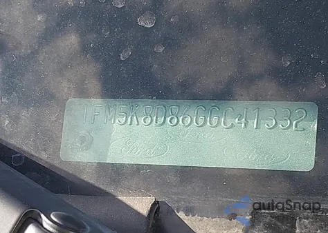 2016 Ford Explorer Xlt from USA, damaged, VIN 1FM5K8D86GGC41332